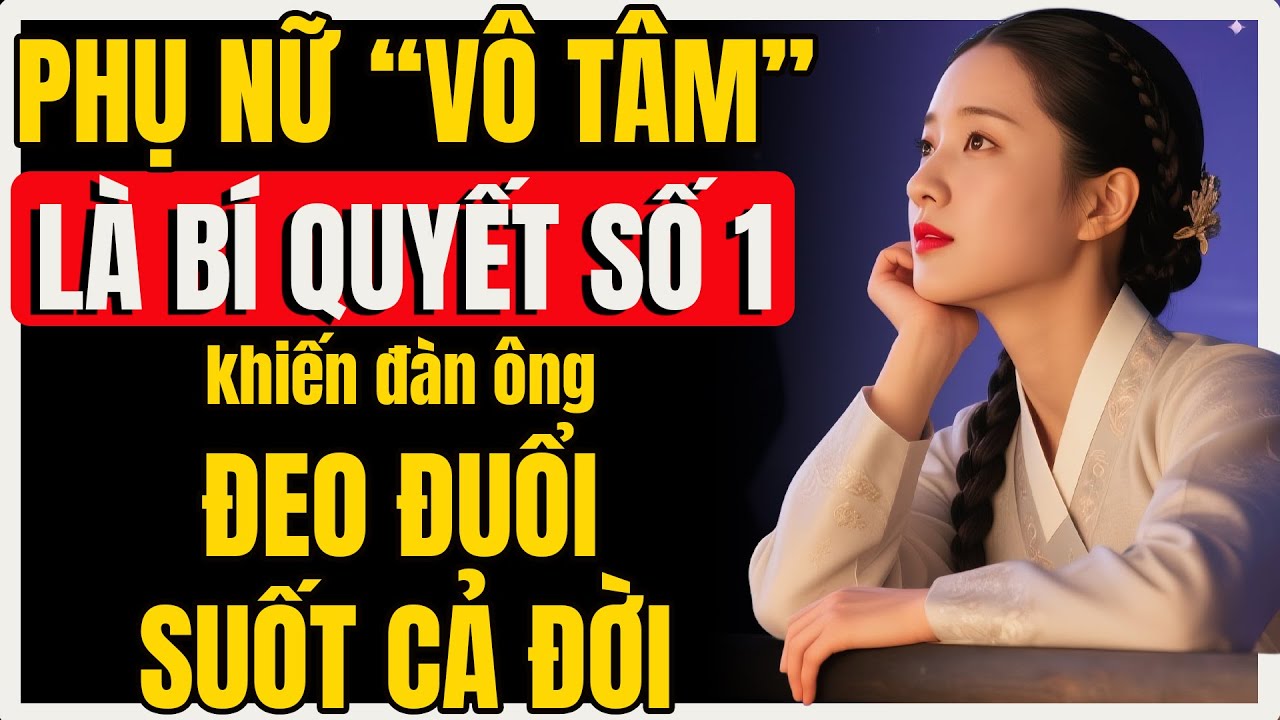 Phụ nữ 'VÔ TÂM' một chút lại là BÍ QUYẾT  khiến đàn ông CẢ ĐỜI theo đu | Nữ Khắc Kỷ
