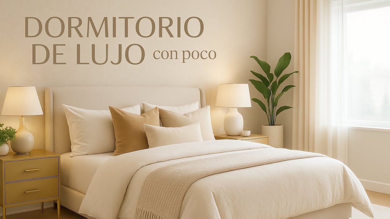 IDEAS DE DECORACI&Oacute;N 2025: DORMITORIO DE LUJO CON POCO DINERO | Tips y Consejos para  el Dormitorio