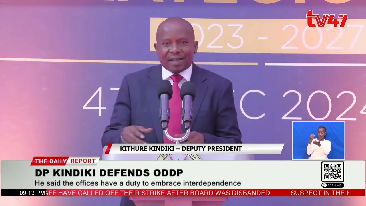 DP Kindiki states the need for collaboration among all arms of government