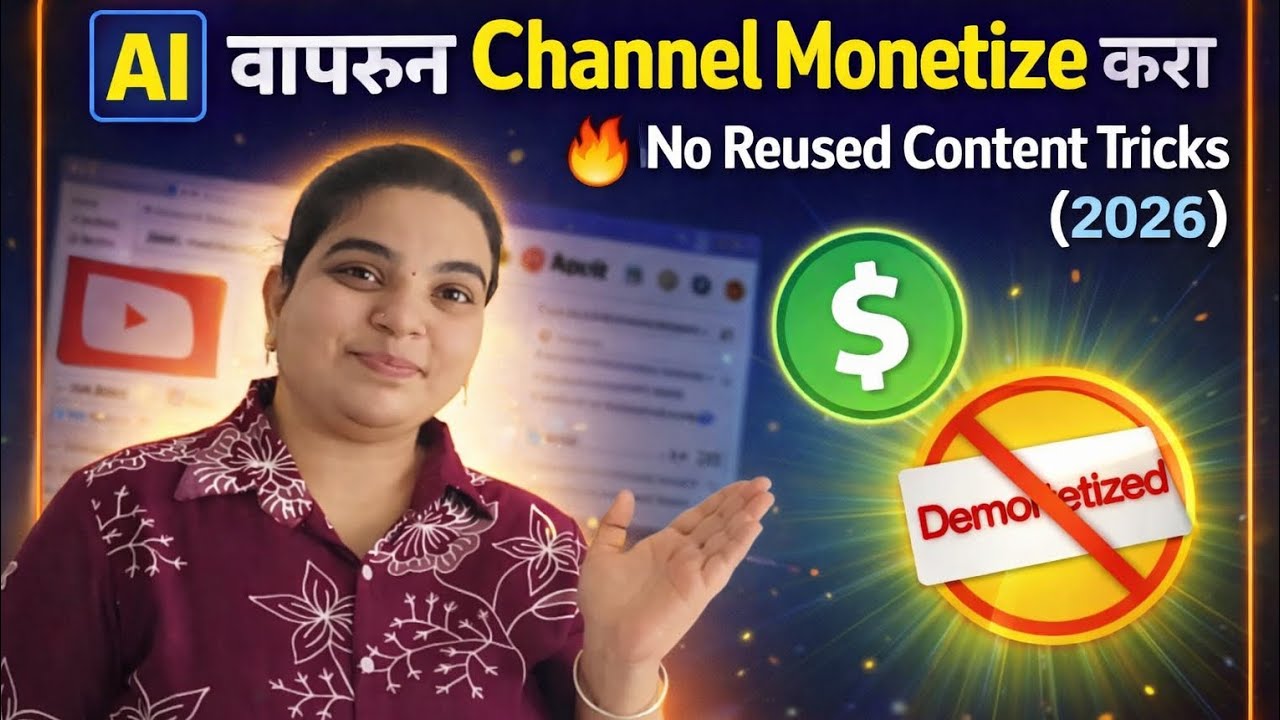 AI वापरून 100% Original Content कसा बनवायचा? 🔥 | No Reused Content Tricks (2026)