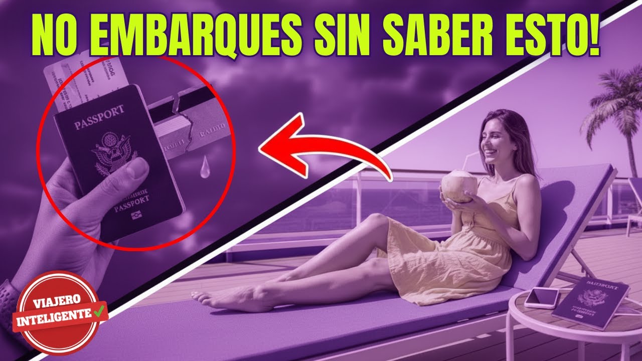 ✅12 COSAS que solo los VIAJEROS INTELIGENTES hacen antes de embarcar a un CRUCERO