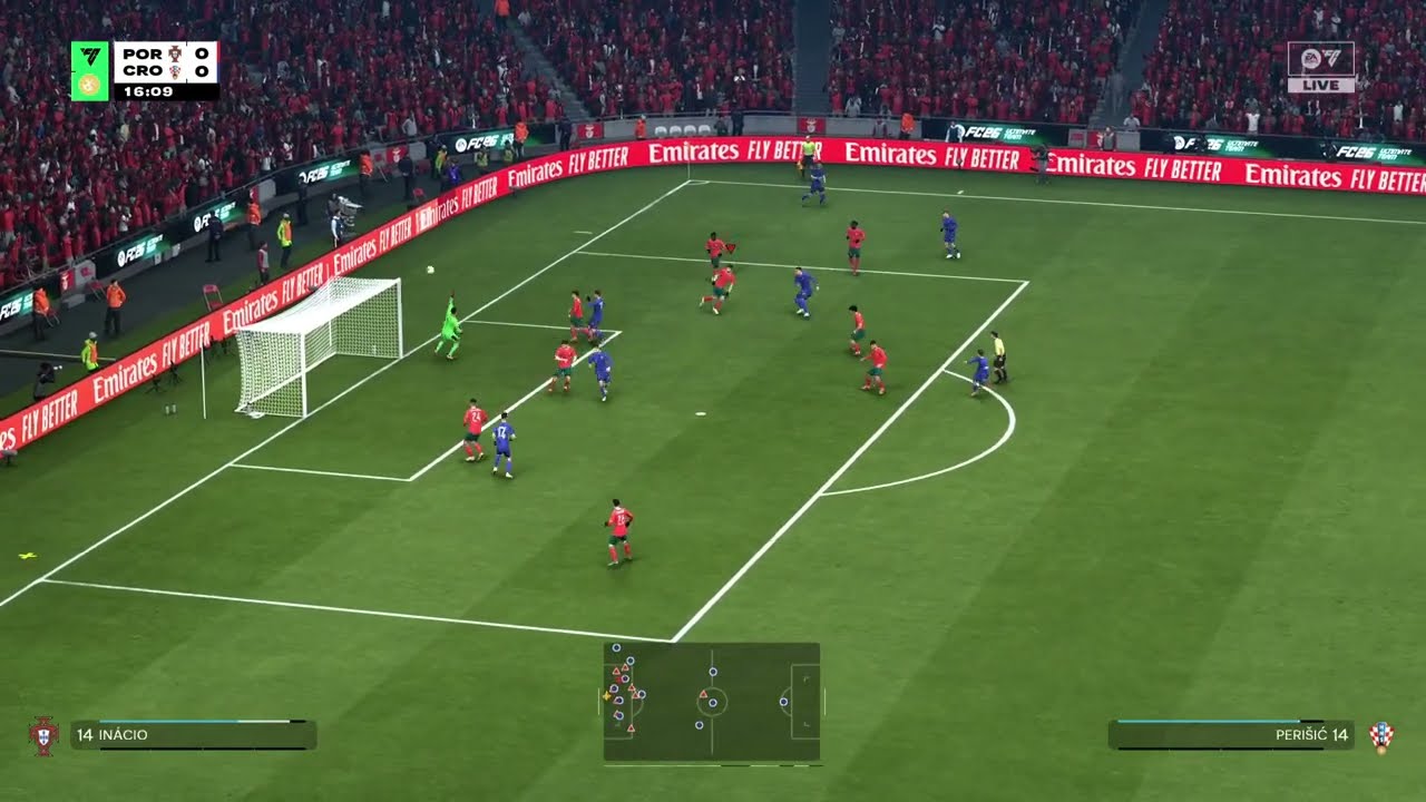 EA FC 26 PS5 Pro CPU Croatia dangerous action Sliders V3.5 FUMA Legend Authentic Gameplay patch 1 10