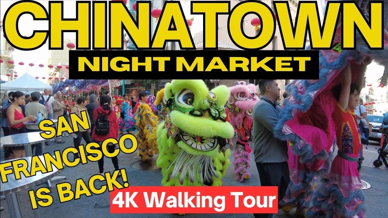 San Francisco is Back! Chinatown Night Market 2025 | 4K Walking Tour