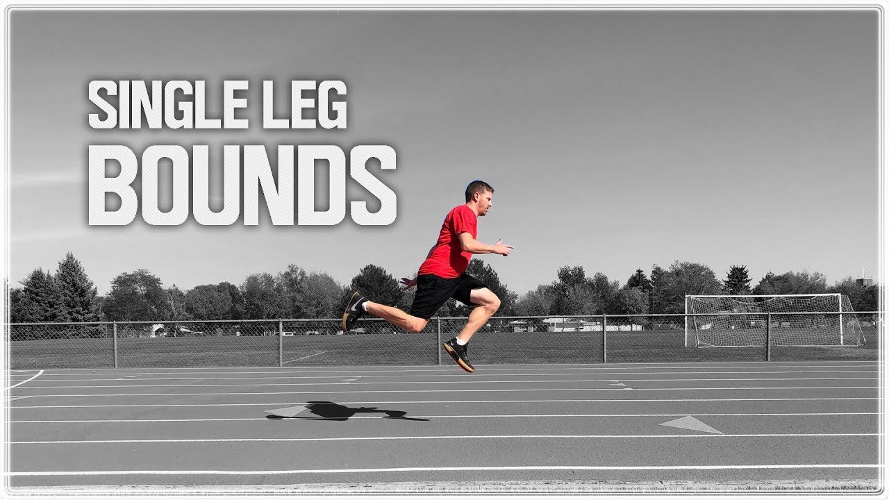 Single Leg Bounds for Speed Training - 3 Step Progression | One Leg Bounding