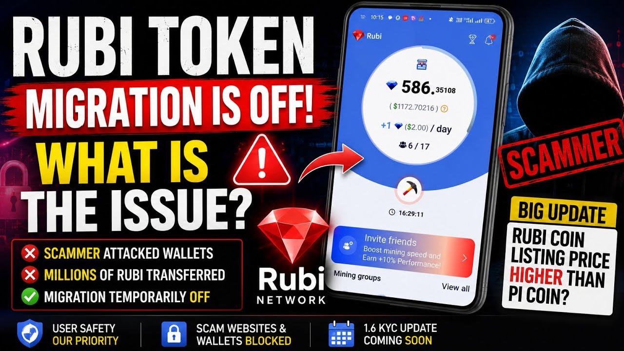 Rubi Token Migration Off! Scammer Attack Explained | Rubi Network Latest Update 2026...