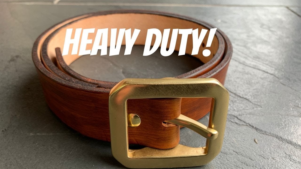 Super Simple, Super Rugged, Leather Belt Build.