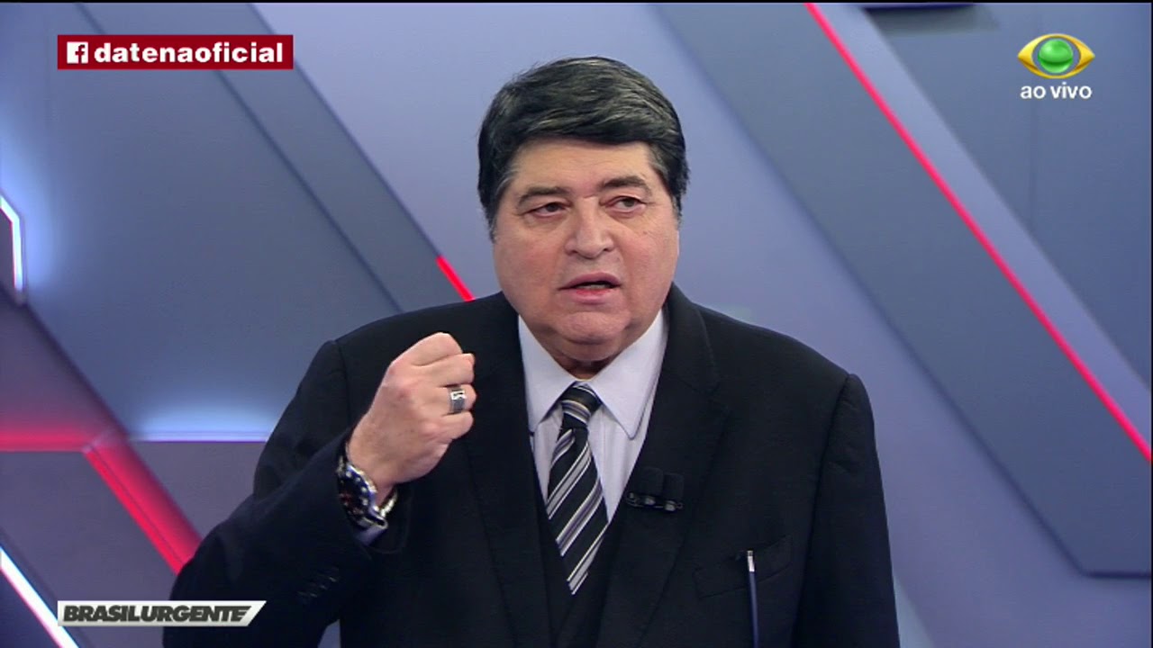 Datena presta homenagem a Marcelo Rezende