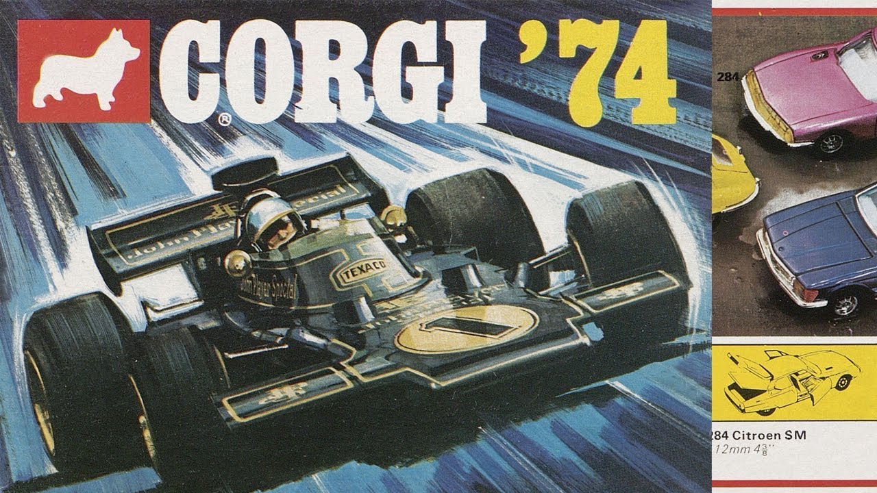 Презентация всех моделей Corgi с 1974 года. Diecast car