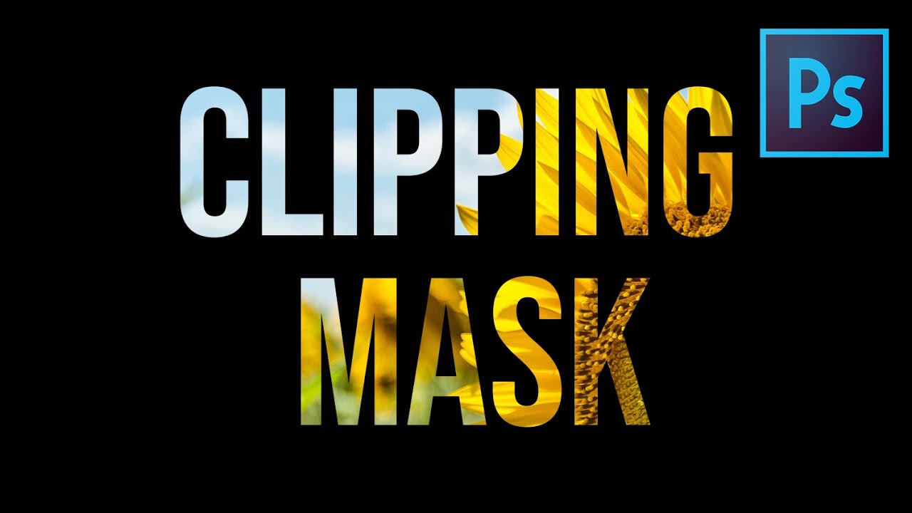 How to Apply Image into Text - Photoshop | Clipping Mask