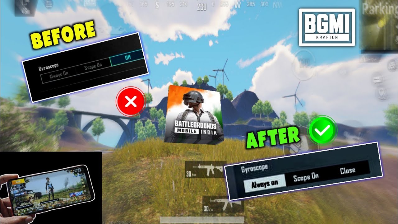 Bgmi Pubg Gyroscope Not supported Problem in Android Devices || How To enable Gyroscope in Pubg Bgmi