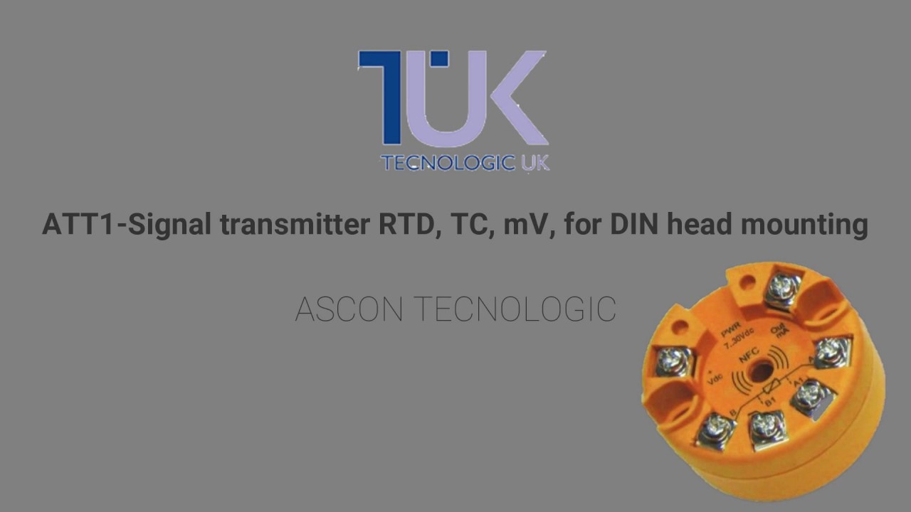How to program the ATT1-Signal transmitter for RTD, TC, mV using NFC