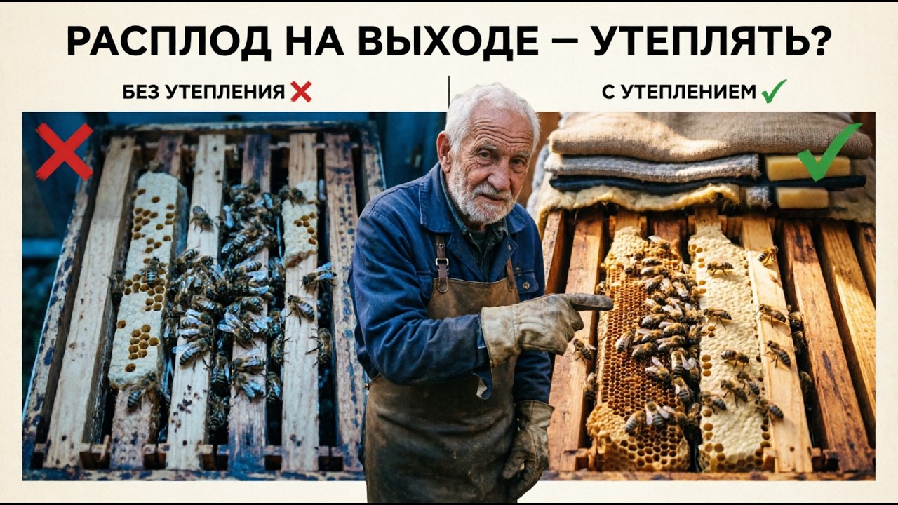 Профессор Кашковский: Утеплять, если матка погнала расплод?