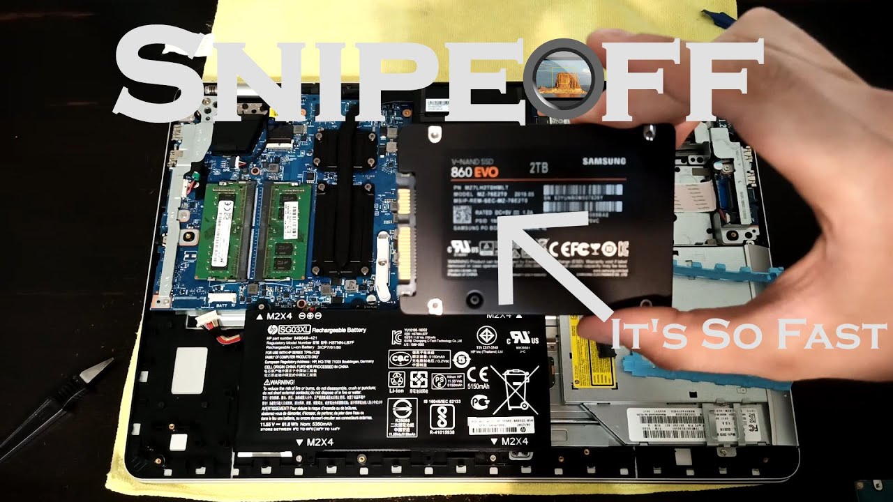 How To Install an SSD HP Envy