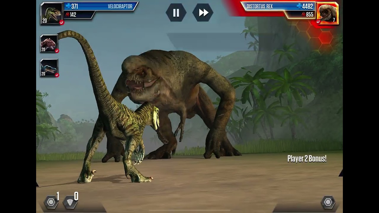 Distortus rex is here in Jurassic World The Game!