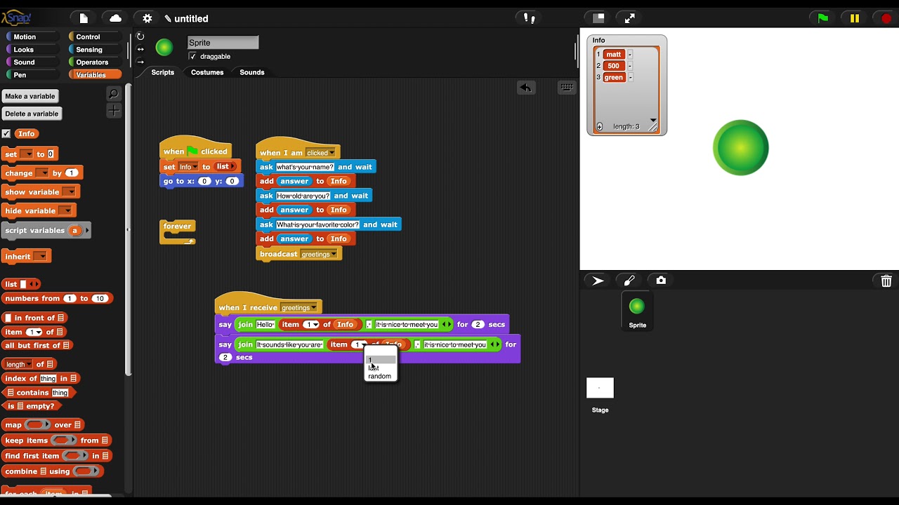 SEP401 AP Create in SNAP! : How to Start a basic App part 1