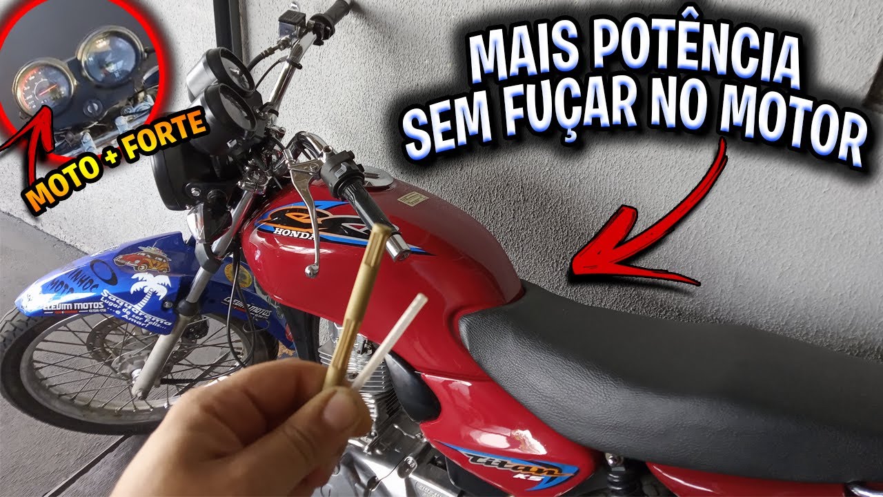 COMO DEIXAR SUA MOTO MAIS FORTE SEM GASTAR DINHEIRO E SEM MECHER NO MOTOR [ Maycon Aragão ]