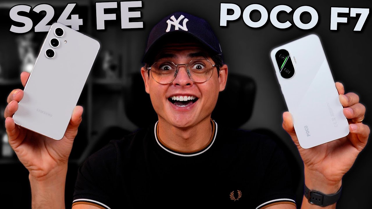 Samsung VS Xiaomi | POCO F7 vs GALAXY S24 FE | Qual o MELHOR? Qual COMPRAR?