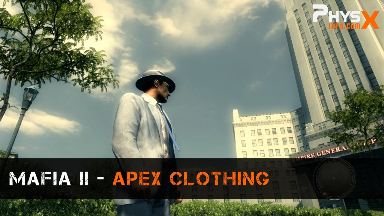 APEX PhysX in Mafia II: Clothing