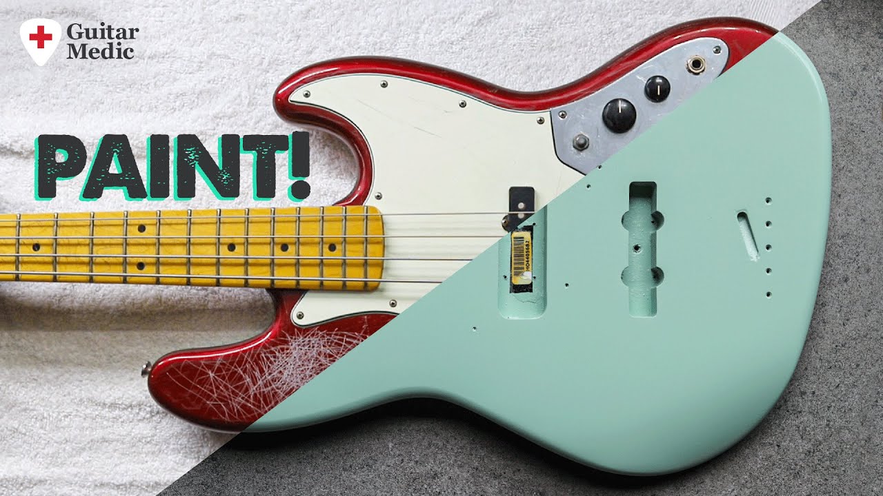 The VANDALIZED Fender Jazz Bass Episode 3 The bass gets a new paint job!