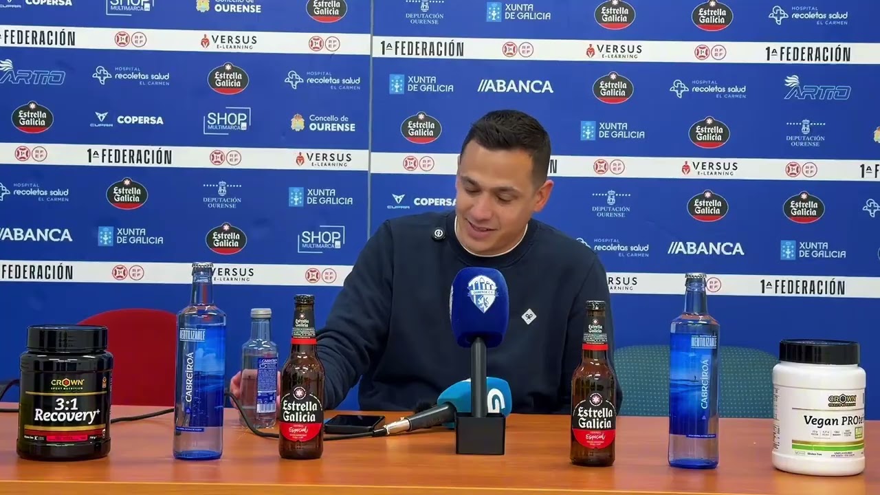 Rueda de prensa Ourense CF 2 CD Arenteiro 0