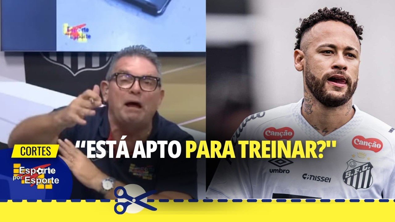 “JOGADOR LESIONADO NÃO TEM FOLGA” | APRESENTADOR DETONA PLANEJAMENTO COM NEYMAR | CORTES EPE