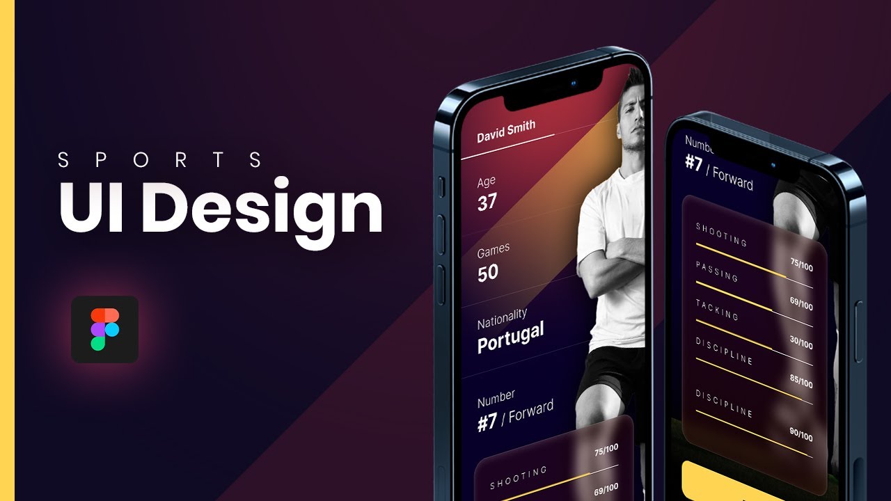 Sport App Screen Design in Figma - Fantasy Football App Design