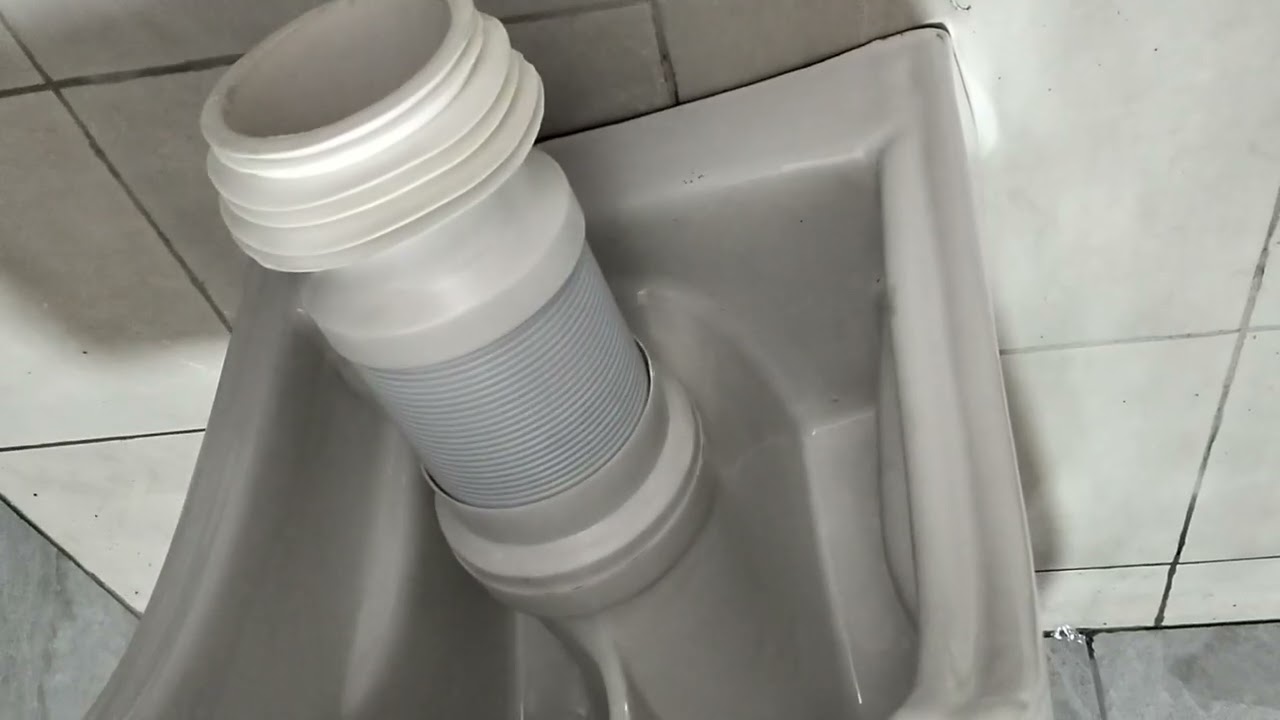 DIY How to connect a pan toilet connector
