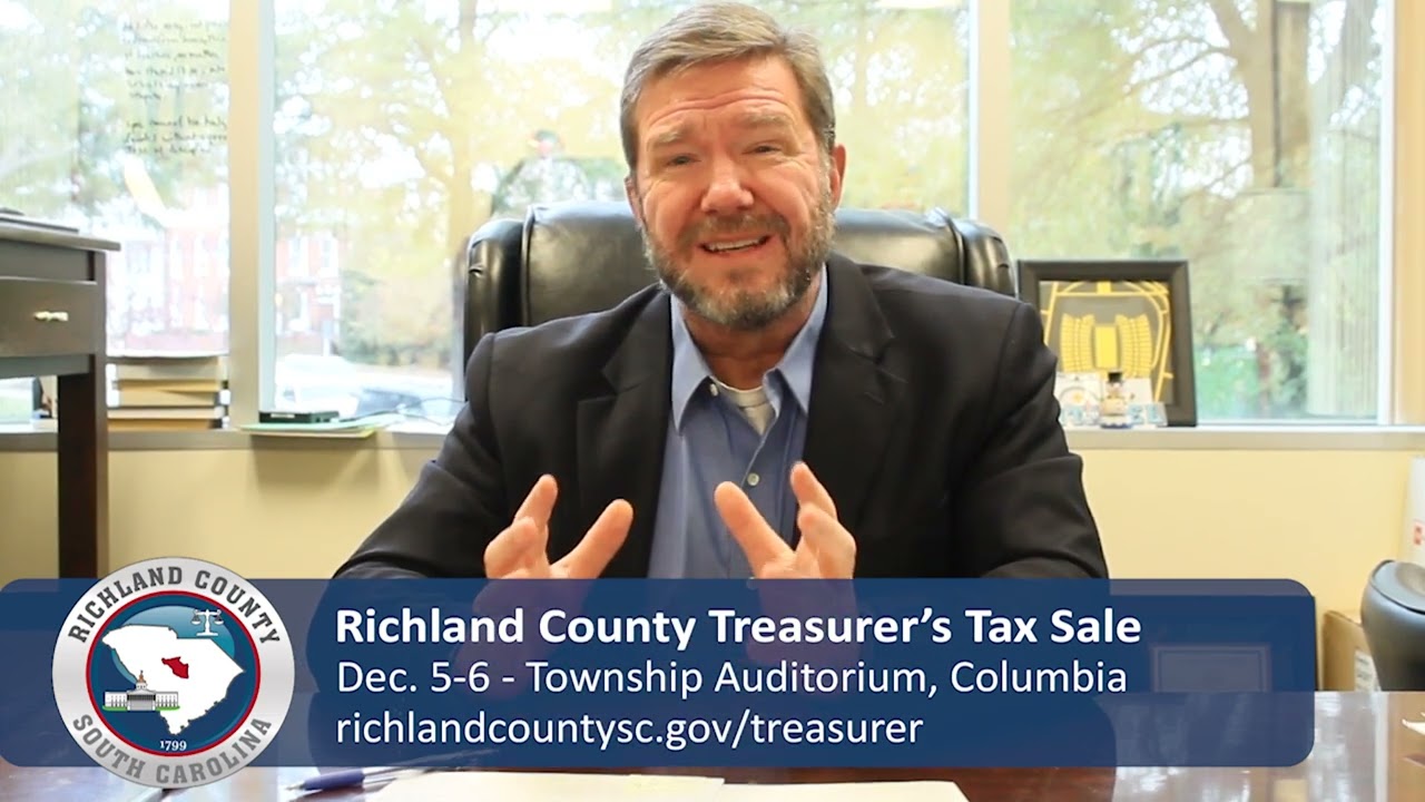 Treasurer Adams on Richland County's Tax Sale - Dec. 5-6, 2022