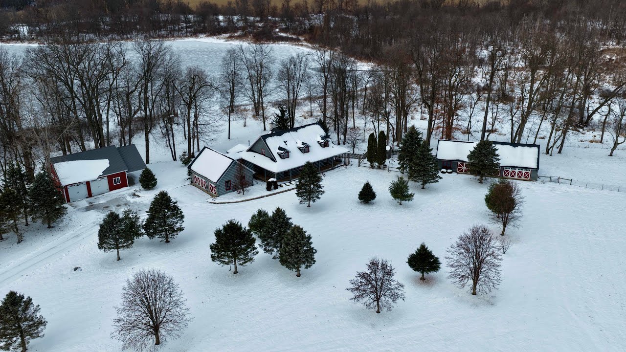 Winter wonderland listing in Calhoun County, MI.