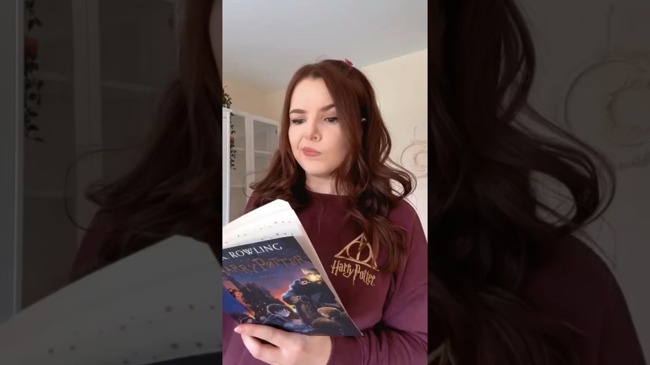 When you find your comfort book series 📚 #HarryPotter #BookTube