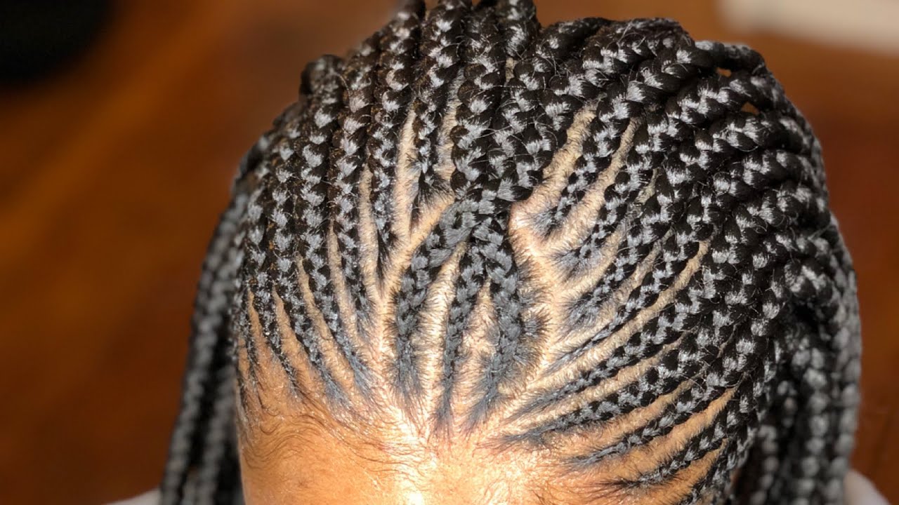 Criss Cross Tribal Braids + Box Braid Combo