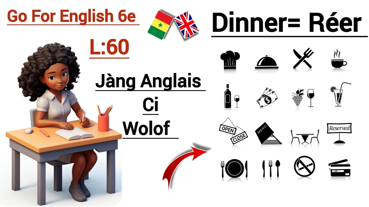 Go For English 6e| lesson:60 jàng Anglais | wolof anglais .