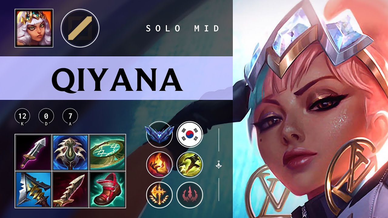 Qiyana Mid vs Viktor - KR Diamond Patch 25.24