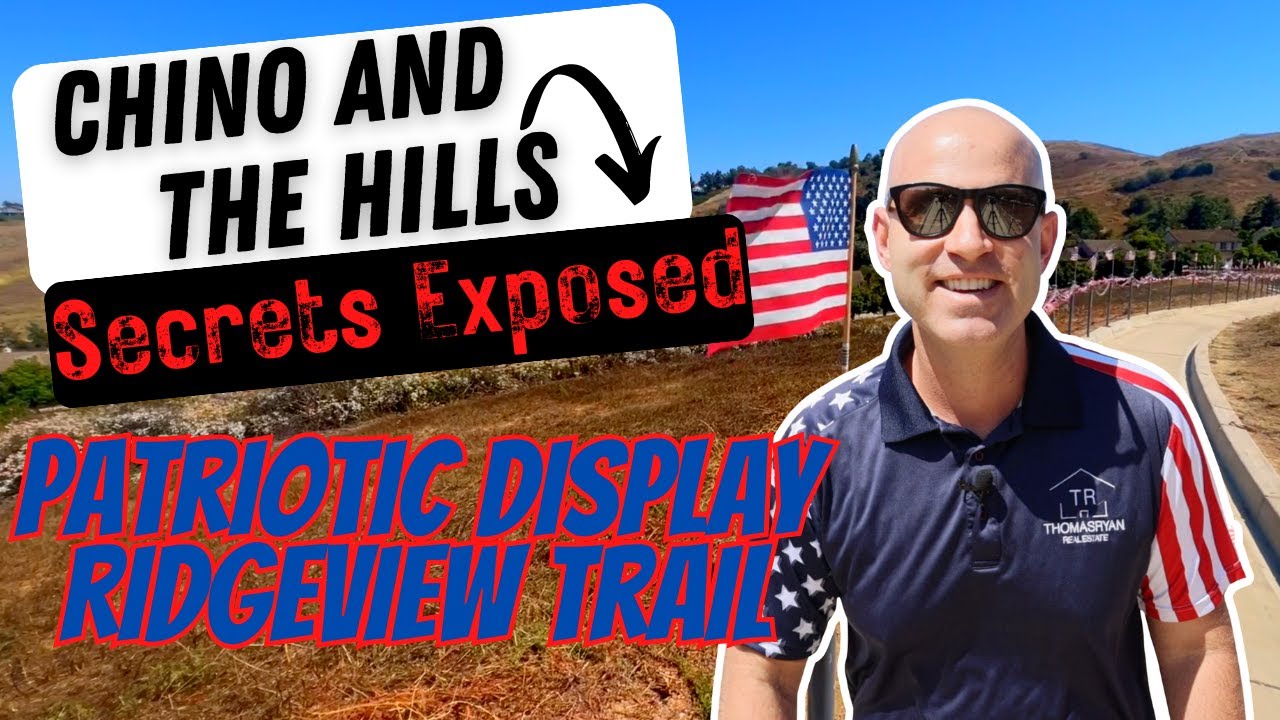 Patriotic Display Ridgeview Trail Chino Hills, CA #chinohills #patriotic #ridgeviewtrail #4thofjuly