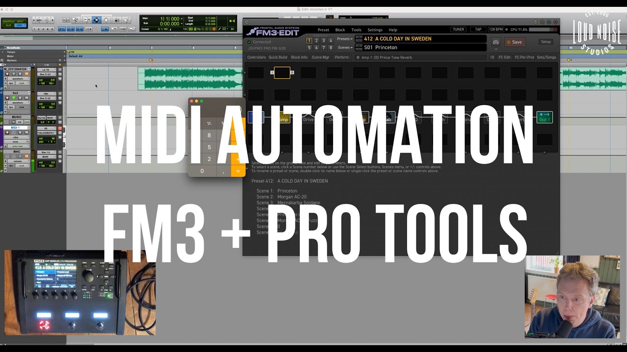 MIDI Automation With Fractal Audio FM3 & Pro Tools