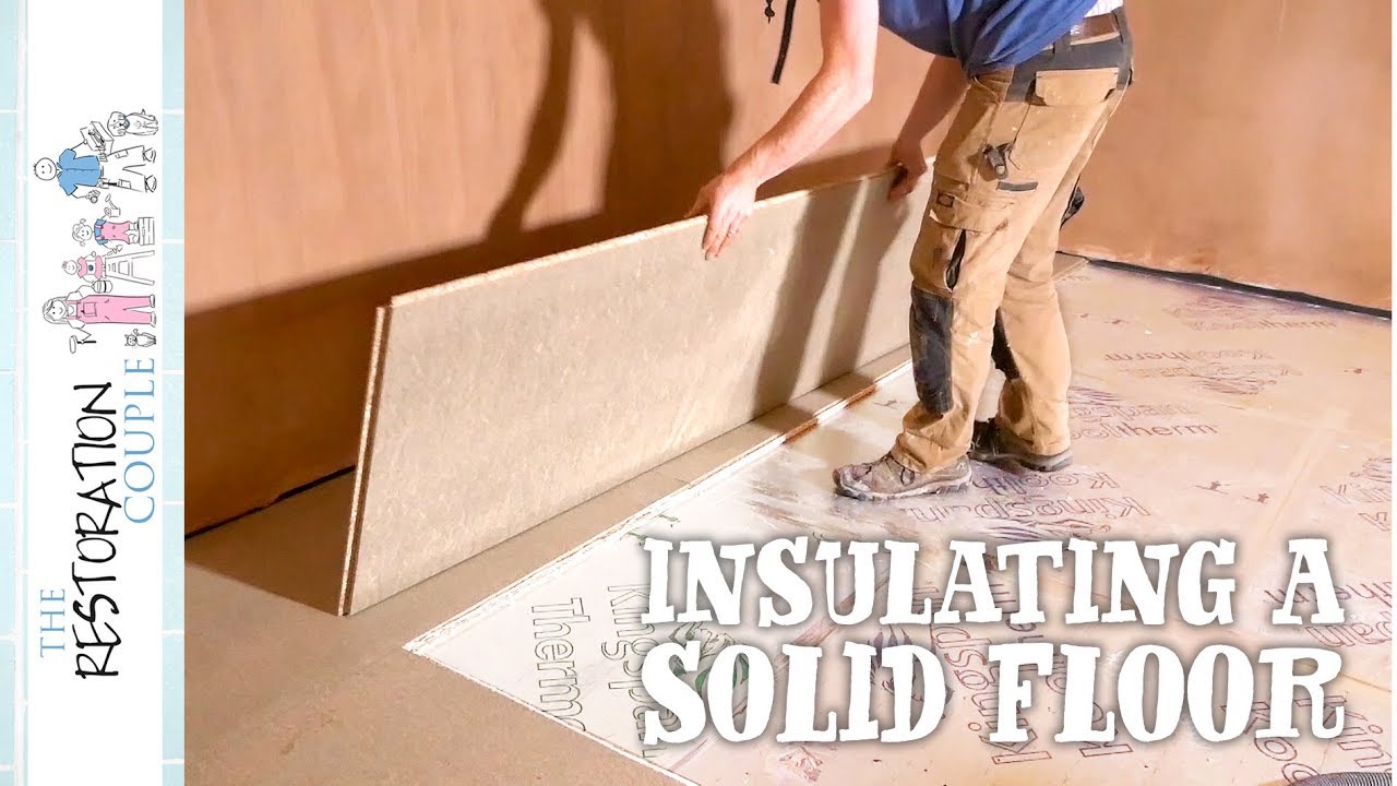 INSULATING A CONCRETE SLAB - DIY Garage Conversion Floating Floor