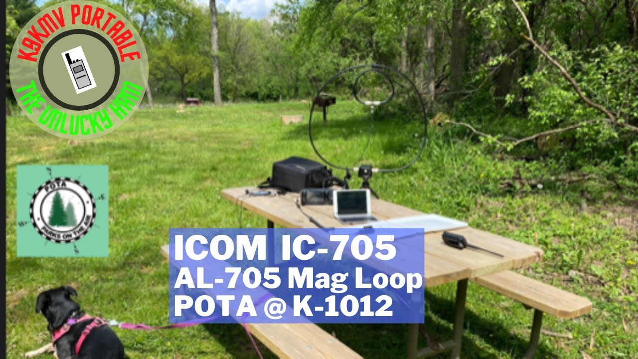 IC-705 QRP POTA | AL-705 Magnetic Loop | Another struggle