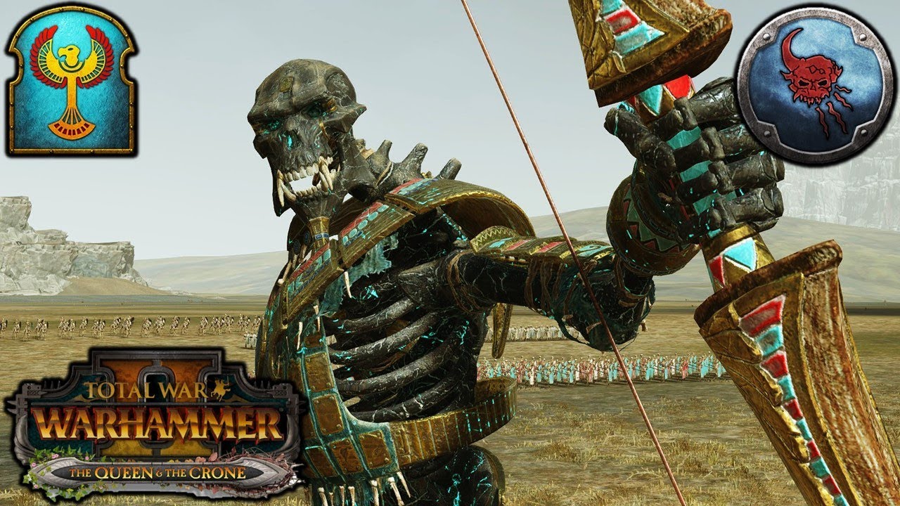 SNIPER GIANTS - Tomb Kings vs. Norsca - Total War Warhammer 2 Gameplay
