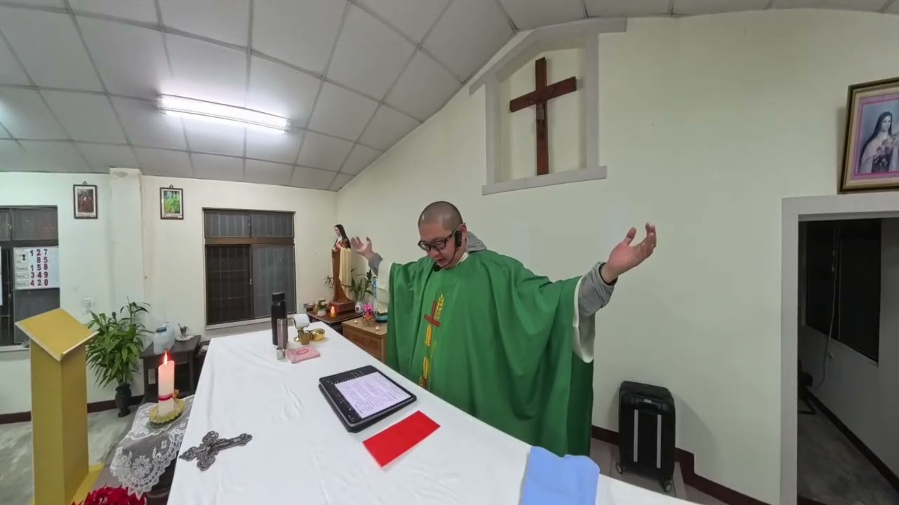 대만에 사는 신부. 住在台灣的神父。Catholic Priest In Taiwan. 花蓮教區。2026-1-25 晚上 7:30 溪口天主堂