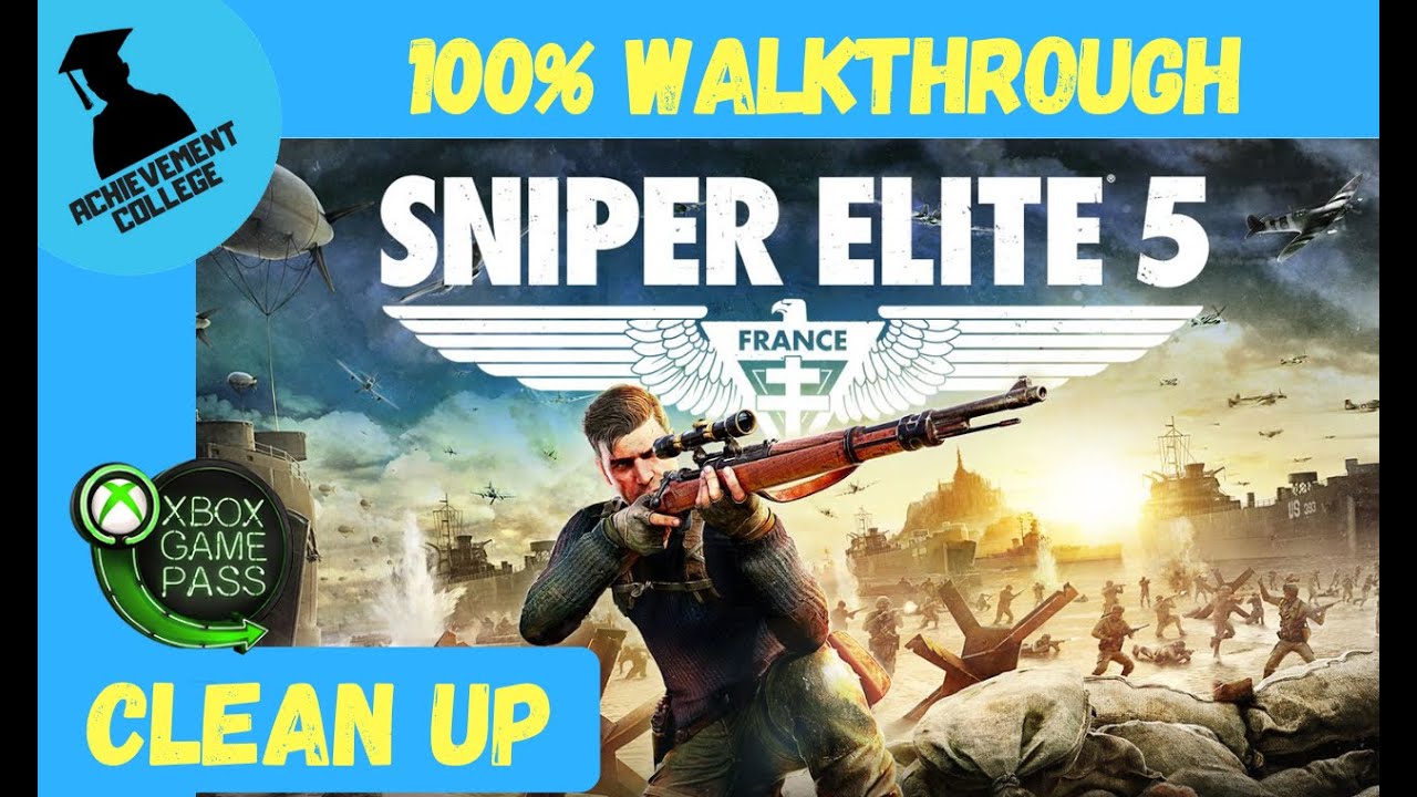 Sniper Elite 5 100% Walkthrough - Part 10 - Achievement Cleanup