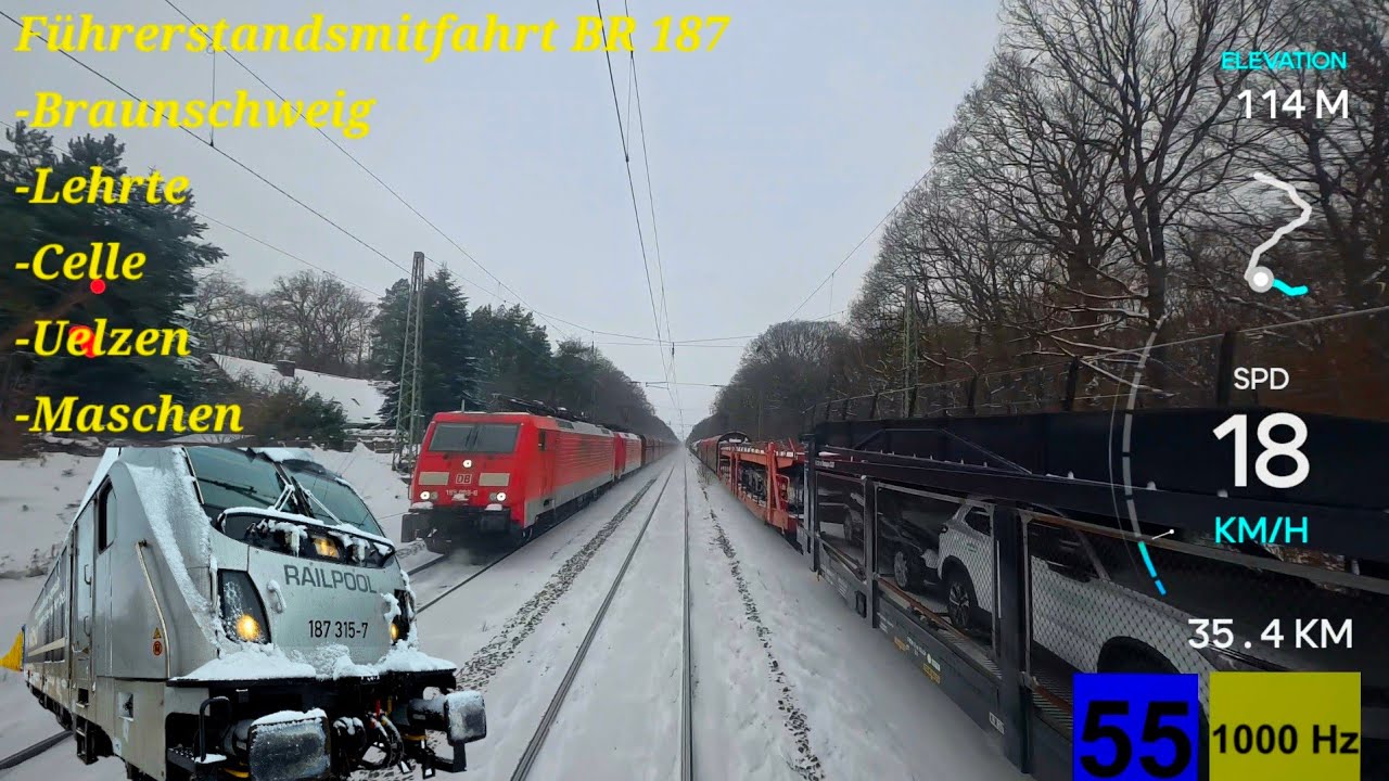 Führerstandsmitfahrt BR 187 