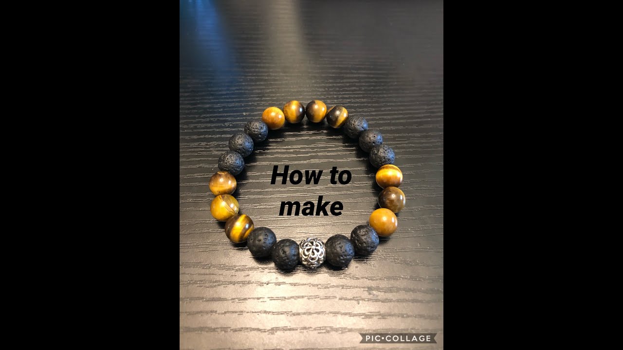 How To Make Men’s stretch bracelet for father's day
