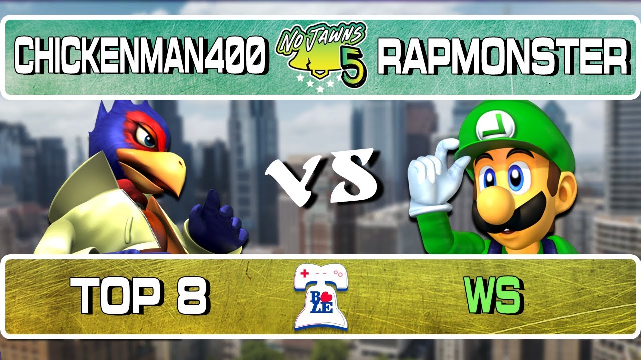 No Jawns 5: Chickenman400 (Falco) Vs. RapMonster (Luigi) - Top 8 WS