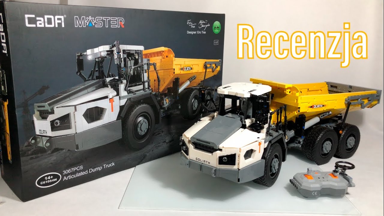 CaDA Master C61054W Articulated Dump Truck / Wozidło przegubowe / Goliath / Liebherr / Recenzja