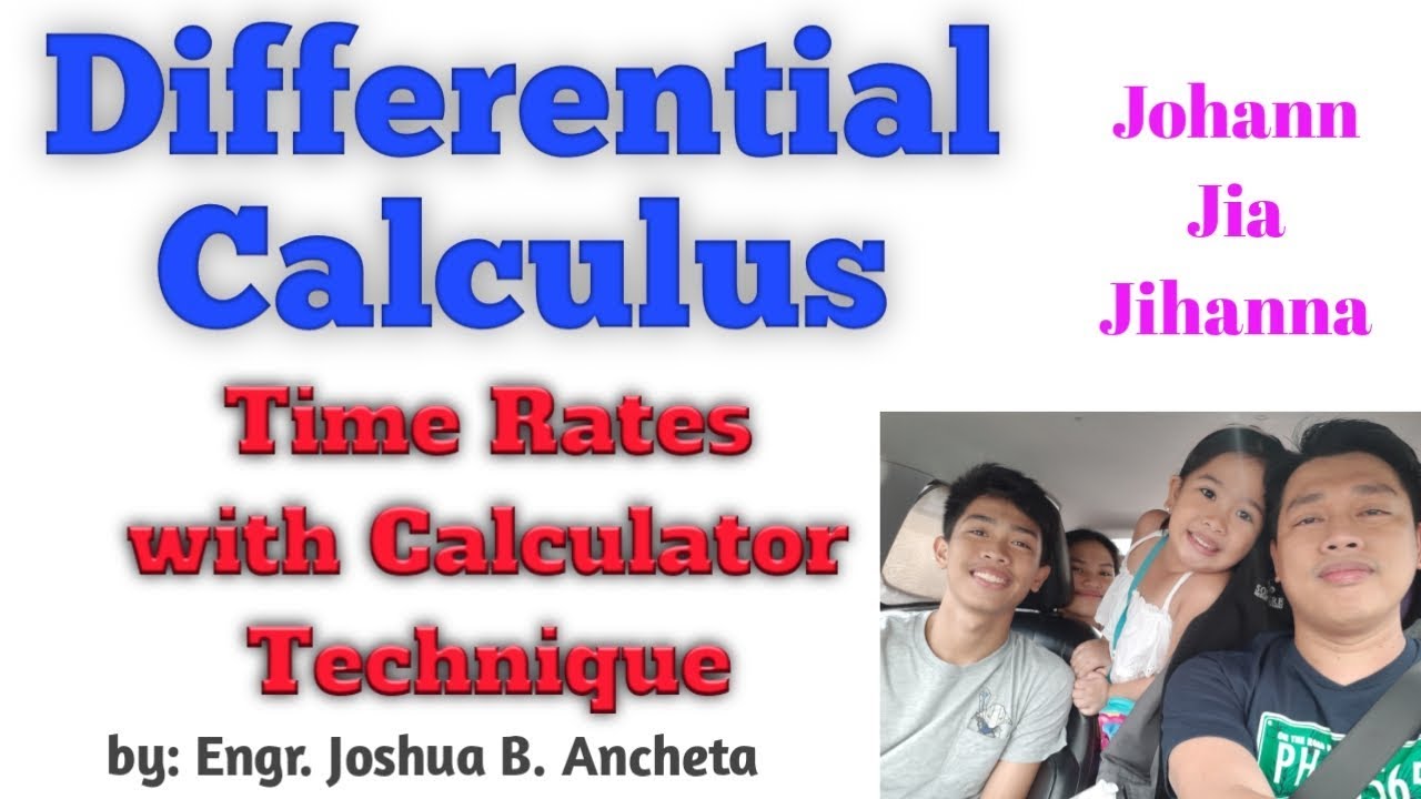 Differential Calculus: Time Rates with Calculator Technique