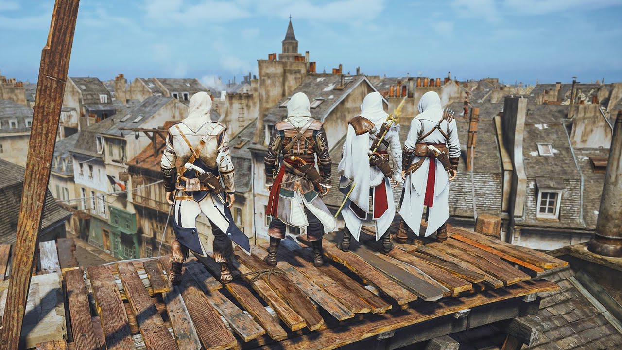 All The Legendary Assassins Team Up to Defend Paris | Assassin's Creed Unity