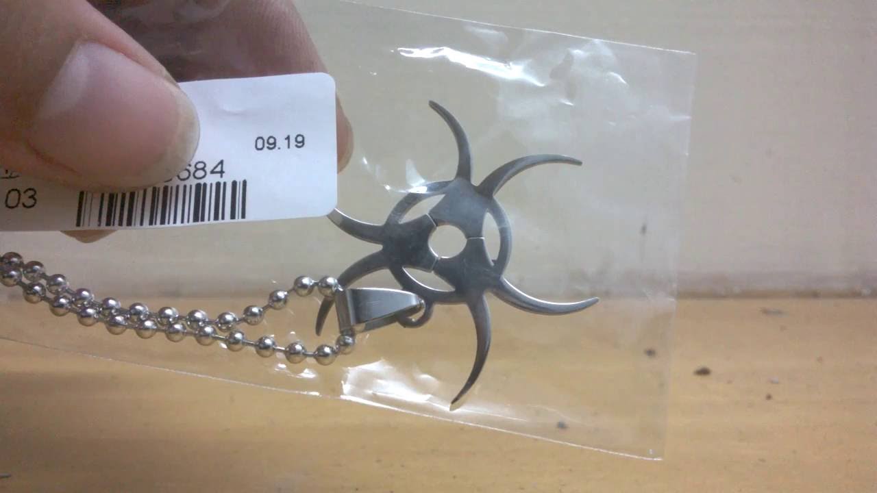 Unboxing Pingente Bio Hazard (Ebay) Mundo D Importa