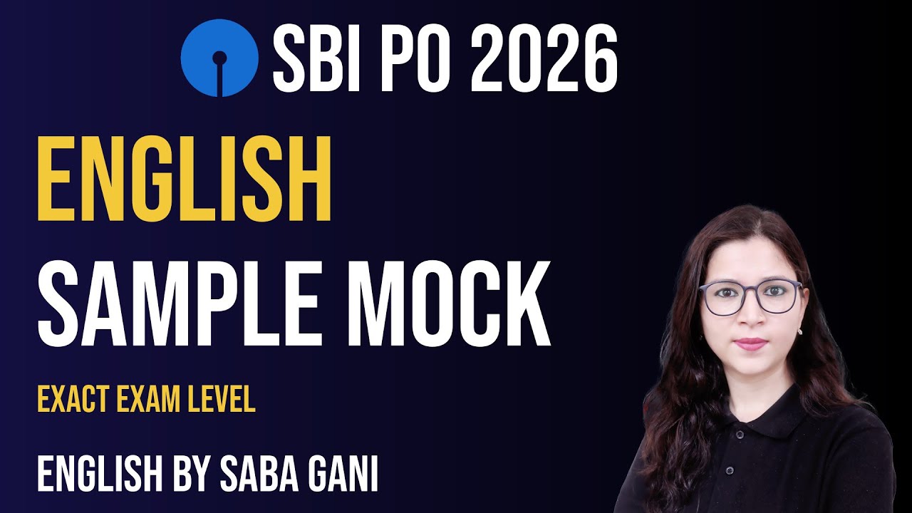 SBI PO English Sample Mock 2026 | Exact Exam Level Mock Test | SBI PO English | Oliveboard