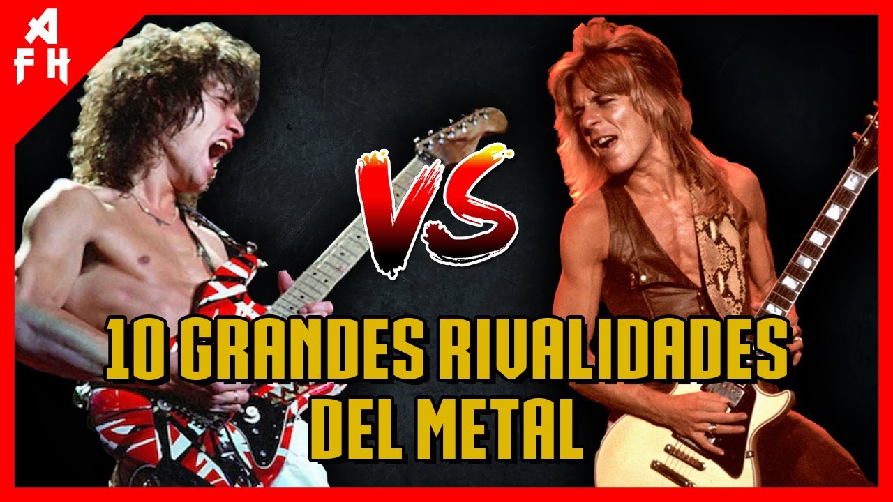 LAS 10 RIVALIDADES Y PELEAS MÁS GRANDES DEL METAL