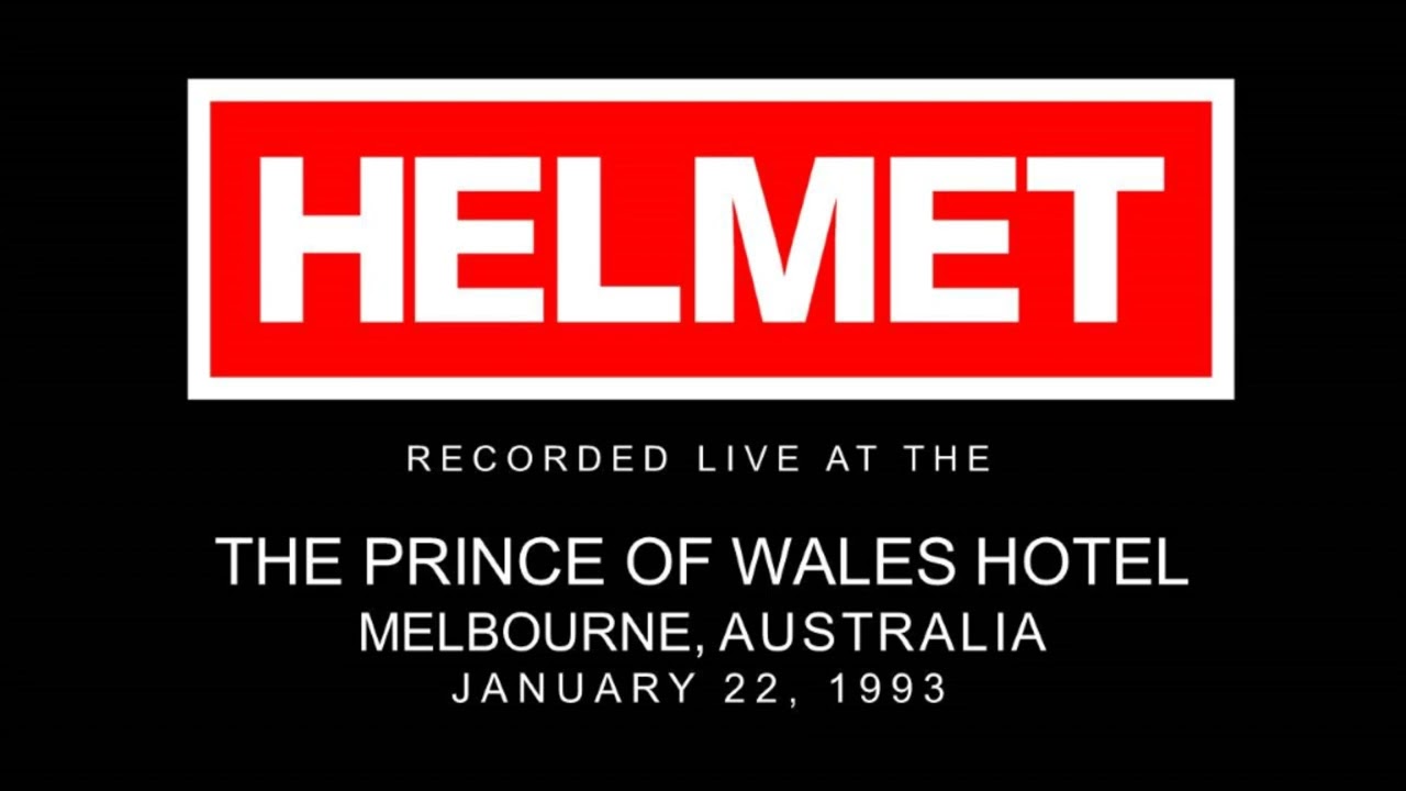 HELMET (Live) Prince of Wales Hotel, Melbourne Australia 1993